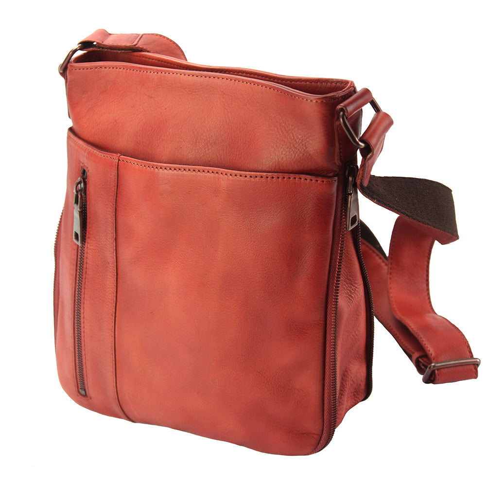 Oscar Cross body leather bag - Made In Italy