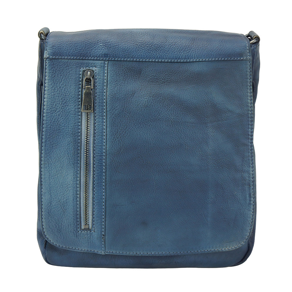 Igor Messenger Flap leather bag - Made In Italy