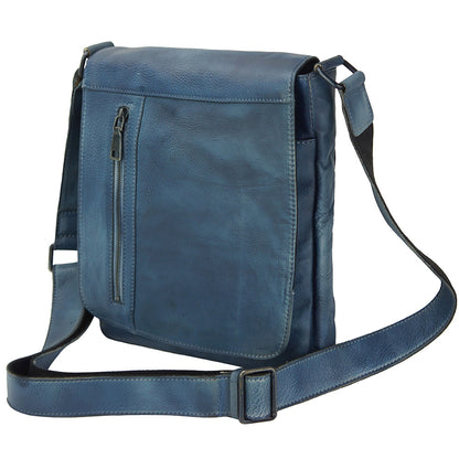 Igor Messenger Flap leather bag - Made In Italy