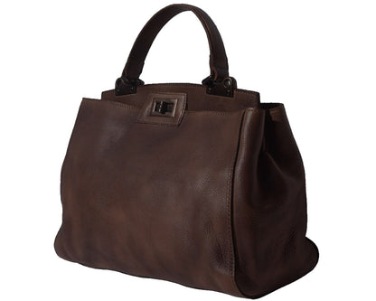 Peekaboo leather-handbag - Made In Italy