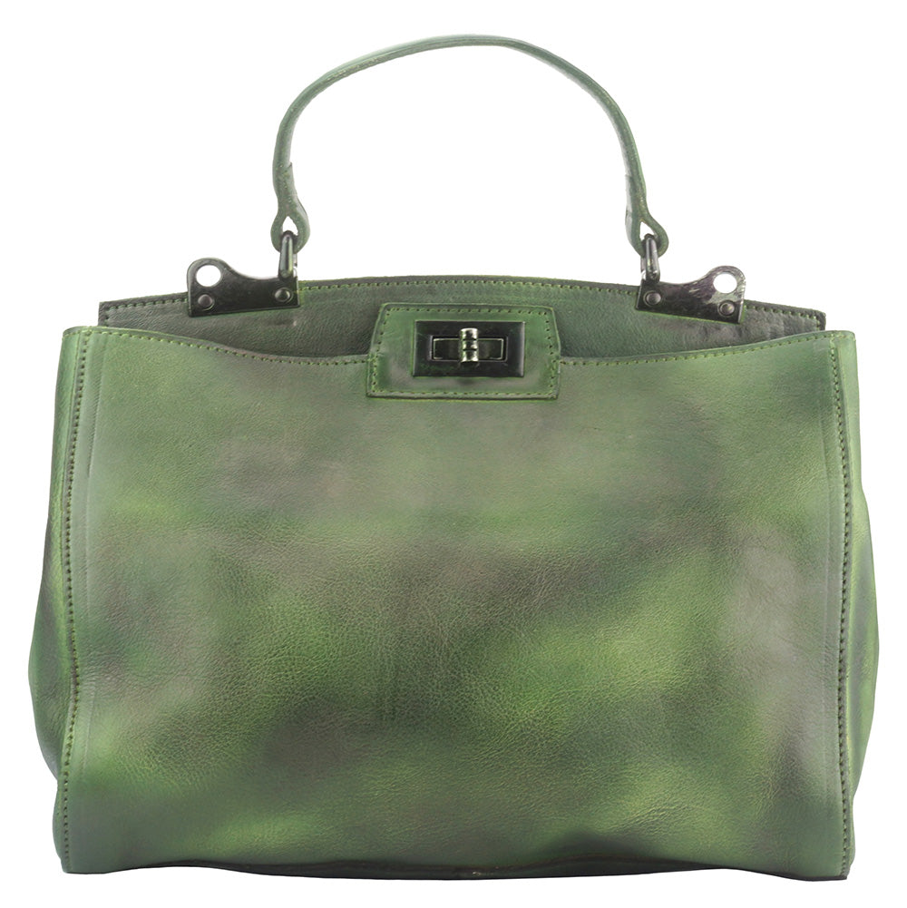 Peekaboo leather-handbag - Made In Italy