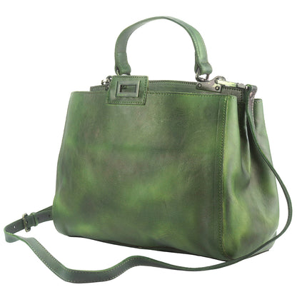 Peekaboo leather-handbag - Made In Italy