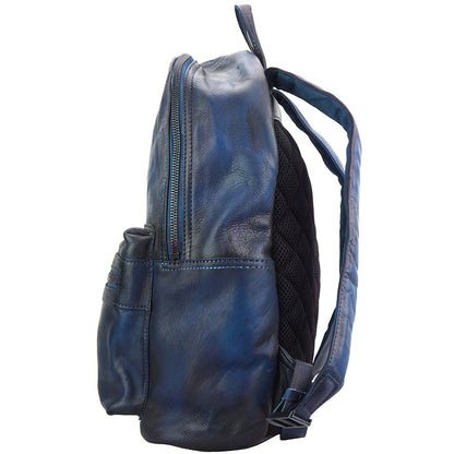 Josh Backpack in vintage calfskin - Made In Italy