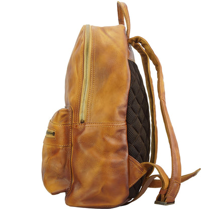 Josh Backpack in vintage calfskin - Made In Italy