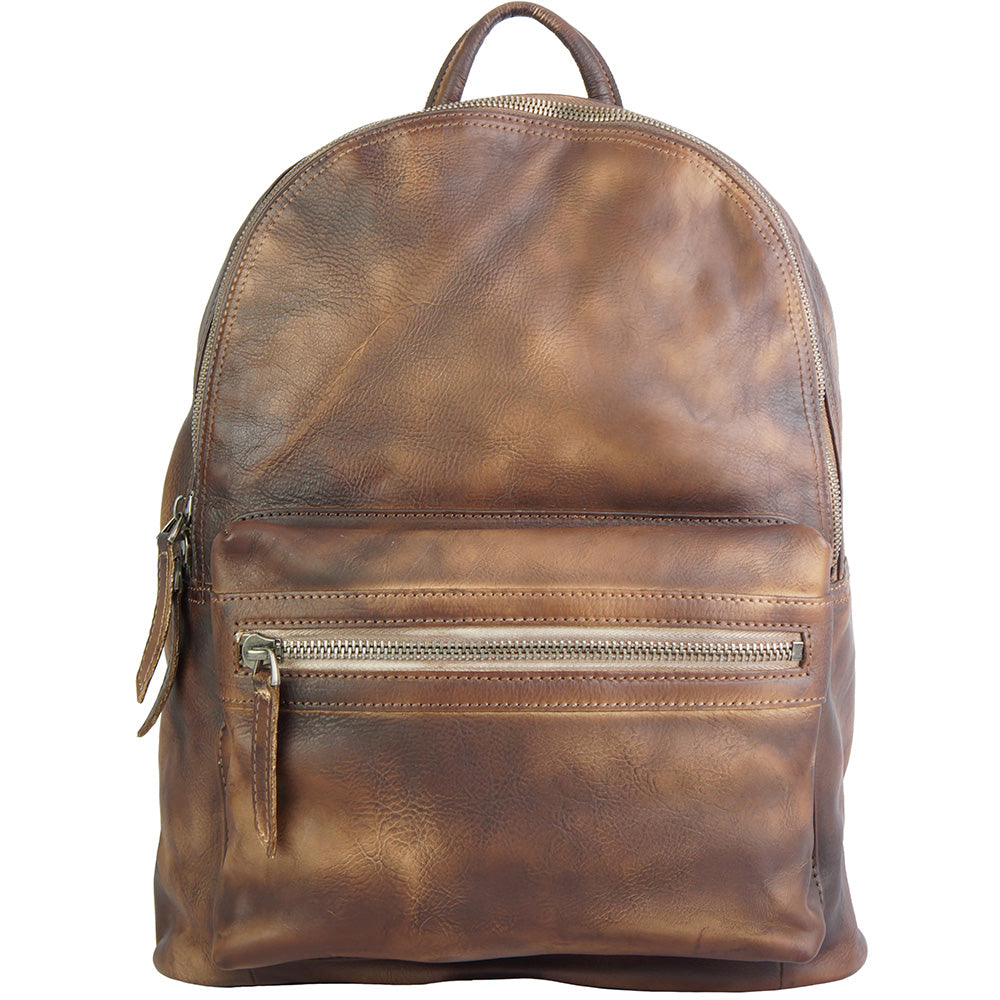 Josh Backpack in vintage calfskin - Made In Italy