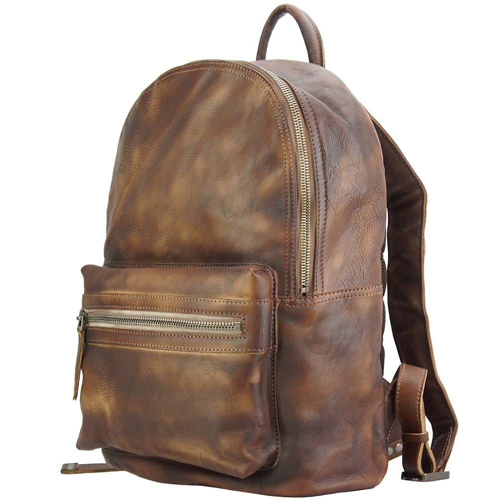Josh Backpack in vintage calfskin - Made In Italy