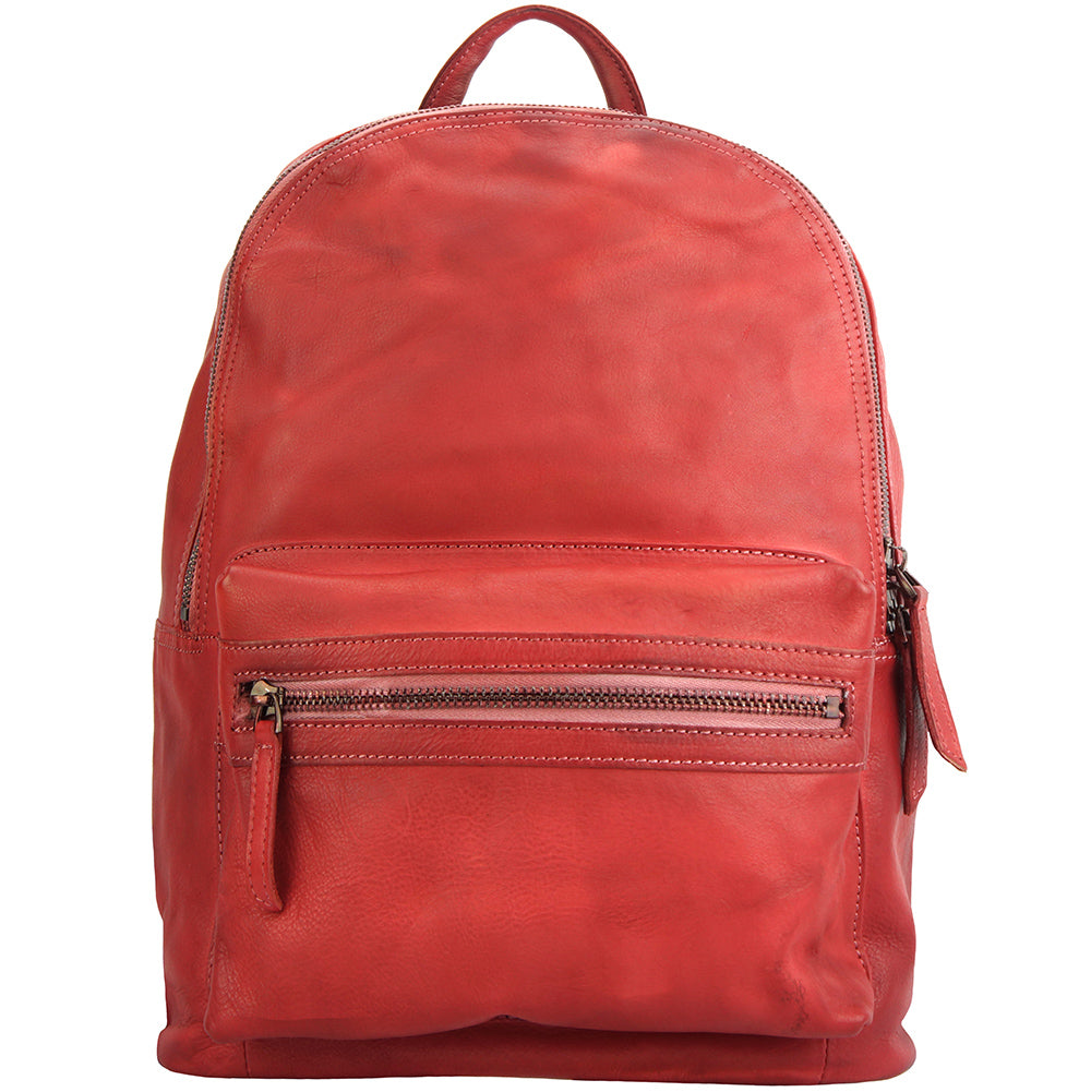 Josh Backpack in vintage calfskin - Made In Italy