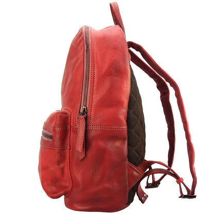 Josh Backpack in vintage calfskin - Made In Italy