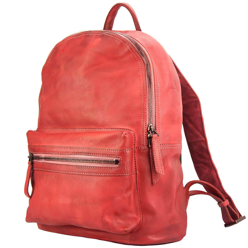 Josh Backpack in vintage calfskin - Made In Italy