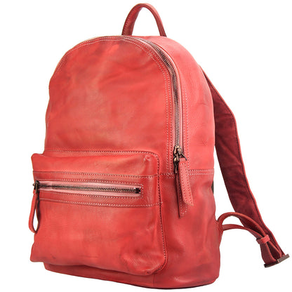 Josh Backpack in vintage calfskin - Made In Italy