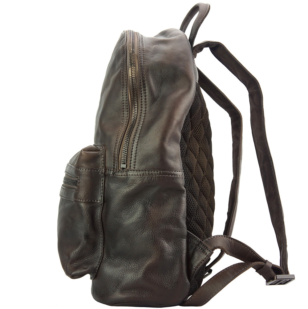 Josh Backpack in vintage calfskin - Made In Italy