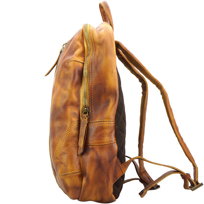 Armando Backpack in Vintage Calfskin - Made In Italy