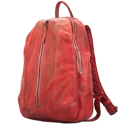 Armando Backpack in Vintage Calfskin - Made In Italy