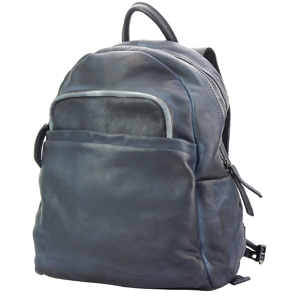 Jake Backpack in vintage-calfskin - Made In Italy