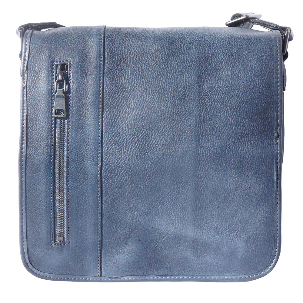 Messenger Flap leather bag - Made In Italy