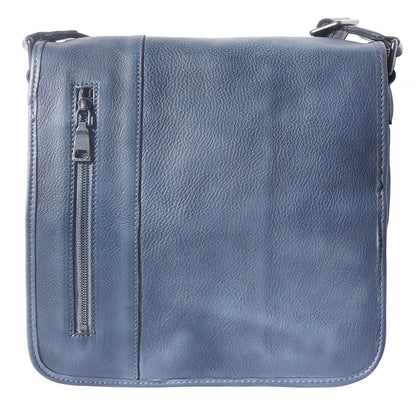Messenger Flap leather bag - Made In Italy