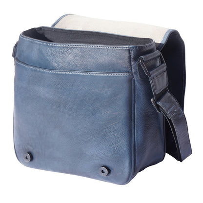 Messenger Flap leather bag - Made In Italy