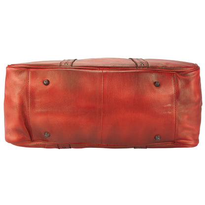 Travel bag Danilo in vintage leather - Made In Italy