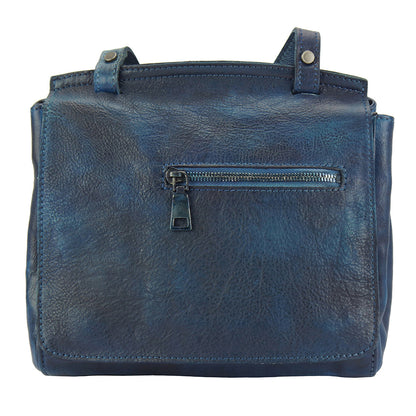 Livio leather Messenger bag - Made In Italy