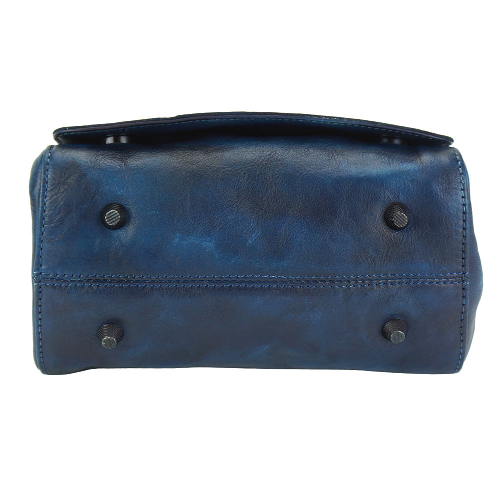 Livio leather Messenger bag - Made In Italy