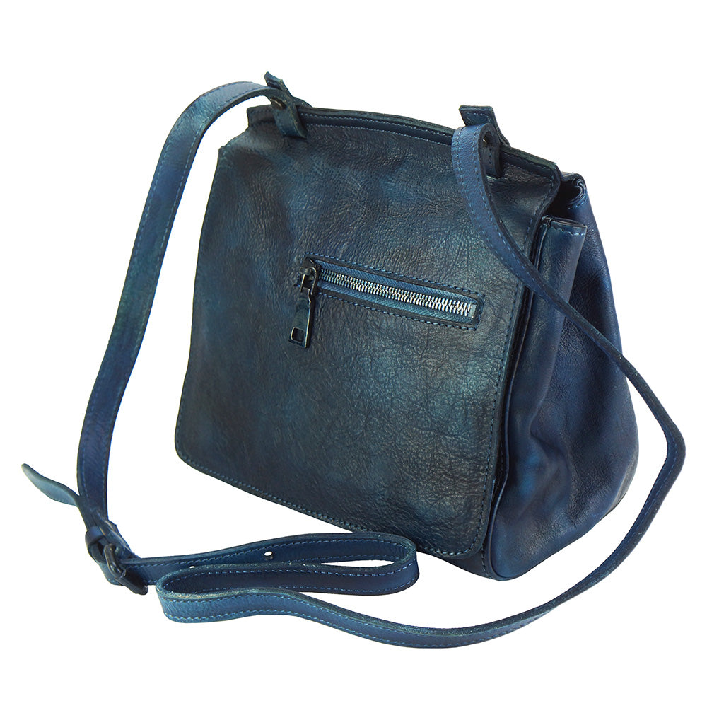 Livio leather Messenger bag - Made In Italy