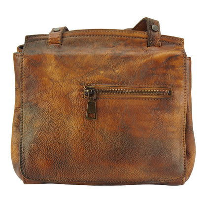 Livio leather Messenger bag - Made In Italy