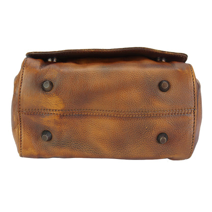 Livio leather Messenger bag - Made In Italy