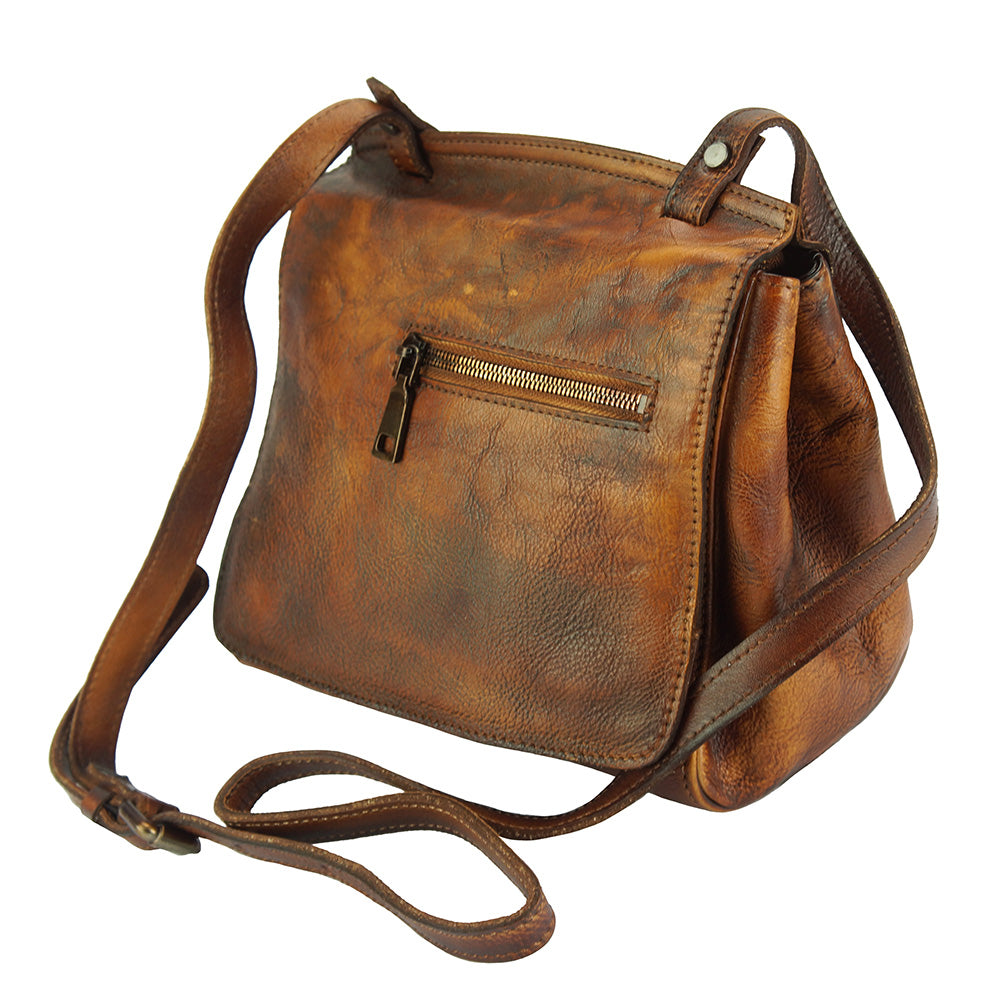 Livio leather Messenger bag - Made In Italy