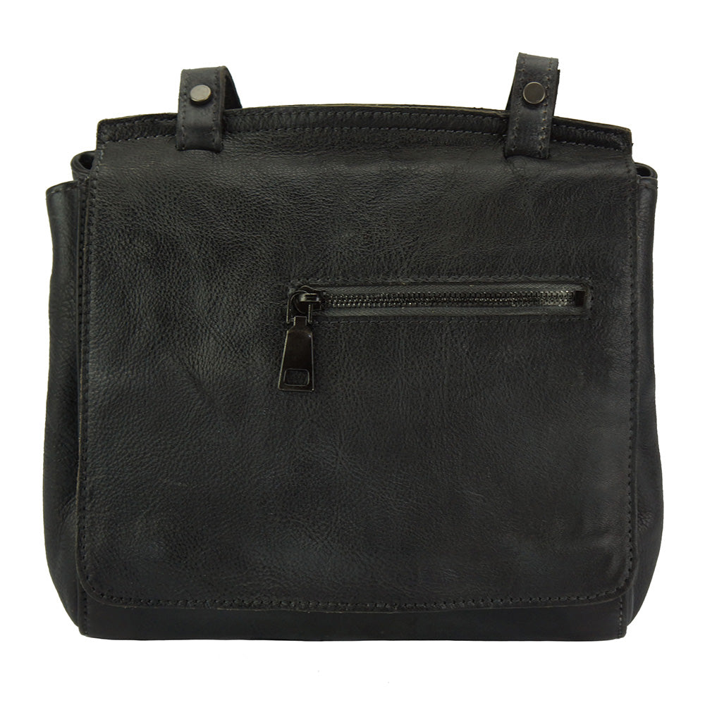 Livio leather Messenger bag - Made In Italy