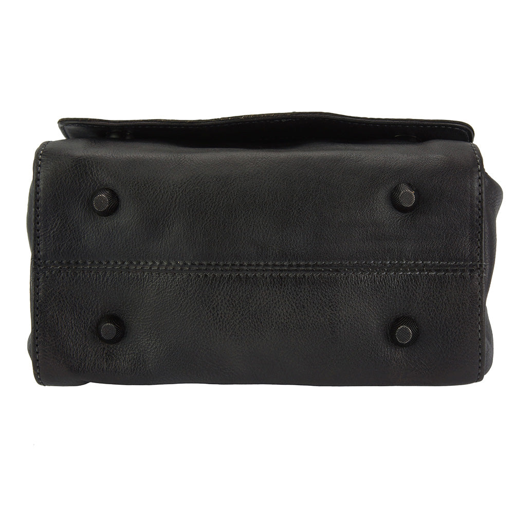 Livio leather Messenger bag - Made In Italy