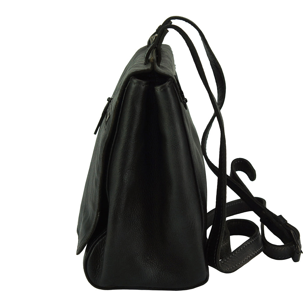 Livio leather Messenger bag - Made In Italy