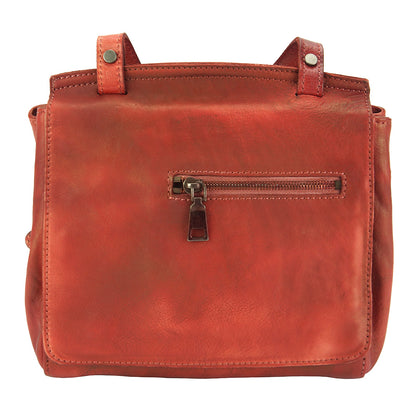 Livio leather Messenger bag - Made In Italy