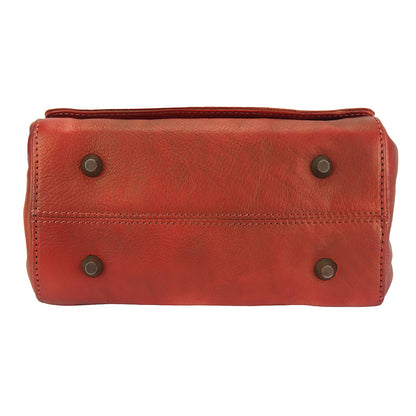 Livio leather Messenger bag - Made In Italy