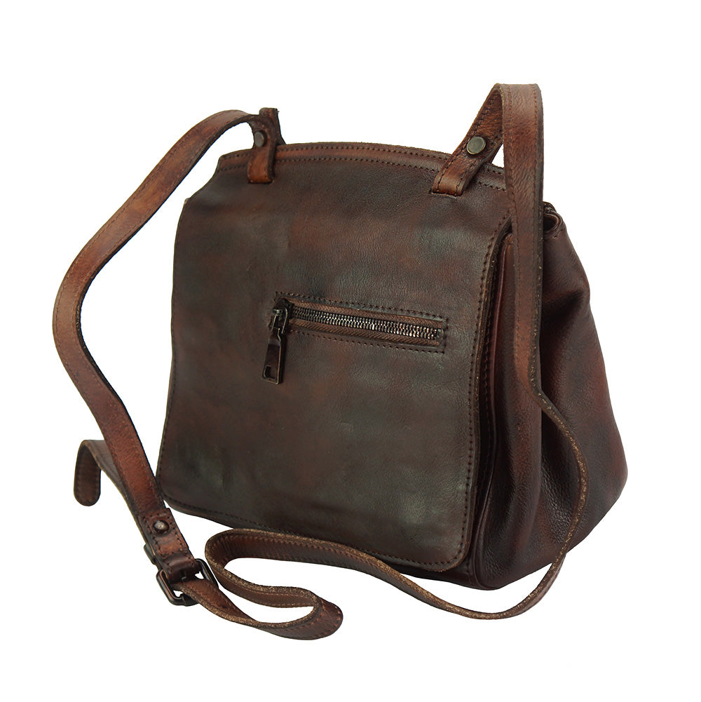 Livio leather Messenger bag - Made In Italy