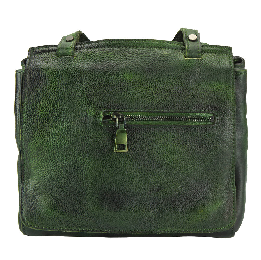 Livio leather Messenger bag - Made In Italy