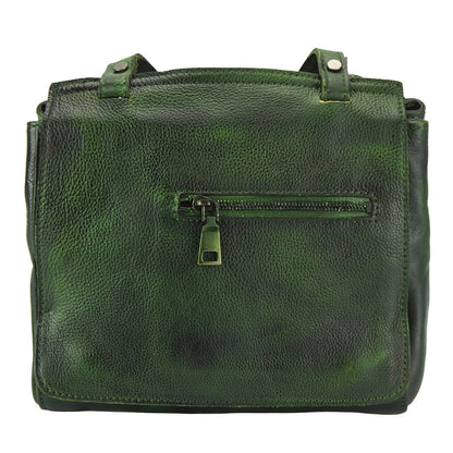 Livio leather Messenger bag - Made In Italy