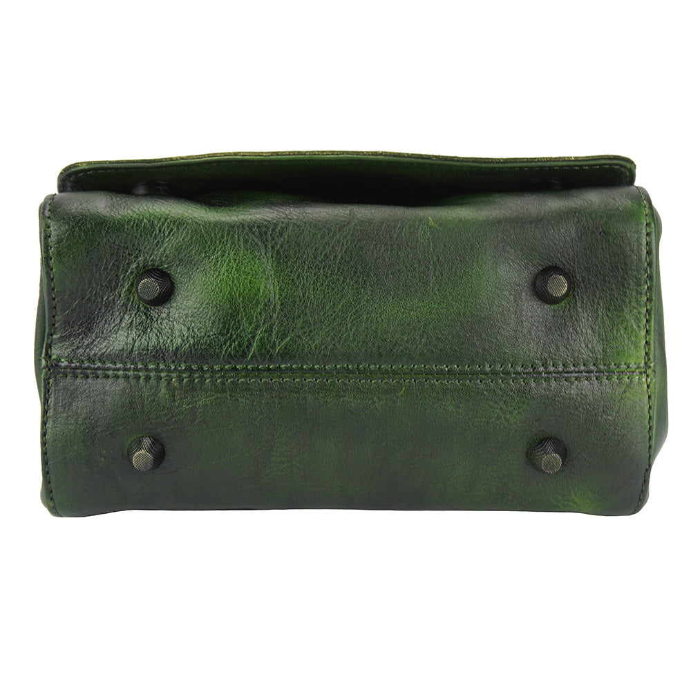 Livio leather Messenger bag - Made In Italy