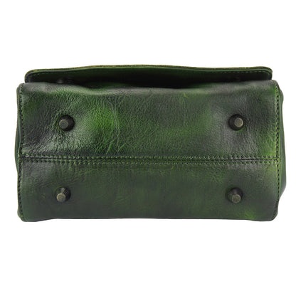 Livio leather Messenger bag - Made In Italy