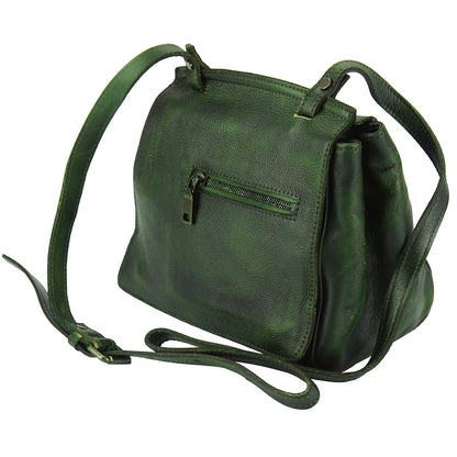 Livio leather Messenger bag - Made In Italy