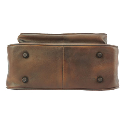 Montaigne GM vintage leather Handbag - Made In Italy