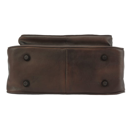 Montaigne GM vintage leather Handbag - Made In Italy