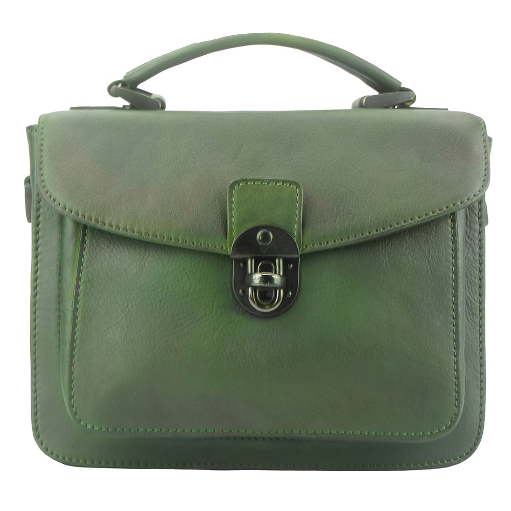 Montaigne GM vintage leather Handbag - Made In Italy