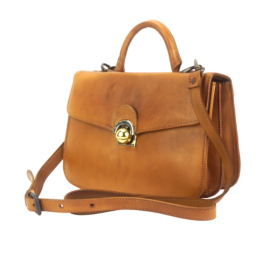 Very Leather Hand-bag - Made In Italy