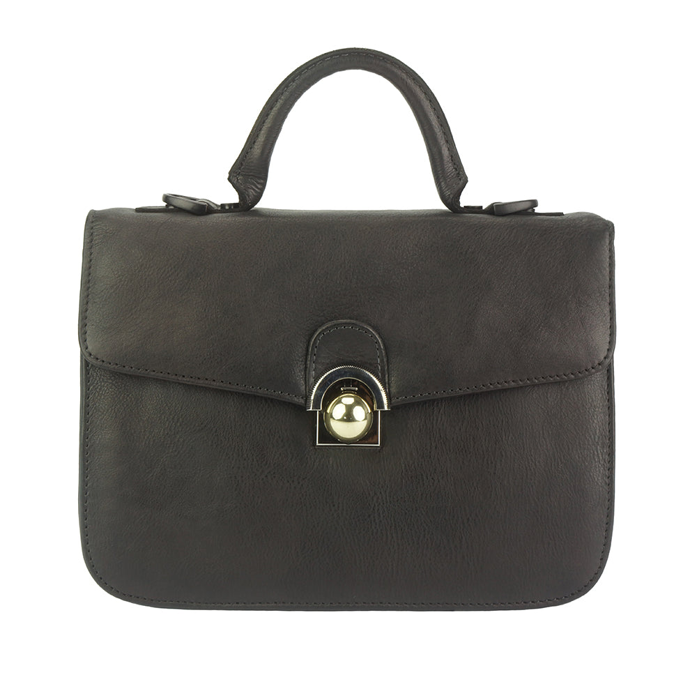 Very Leather Hand-bag - Made In Italy