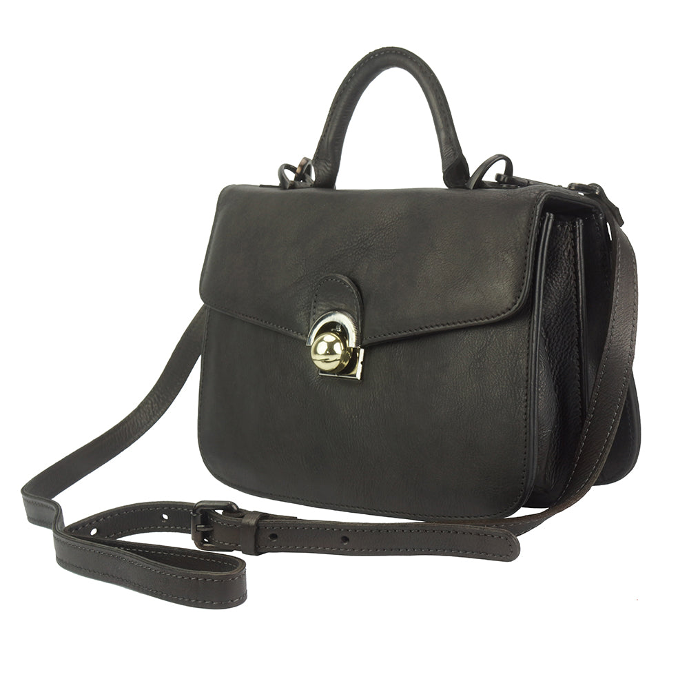 Very Leather Hand-bag - Made In Italy