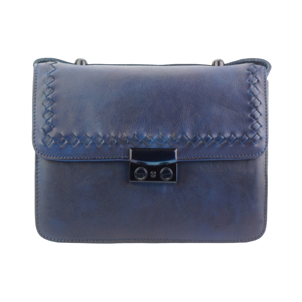 Kléber leather cross body bag - Made In Italy