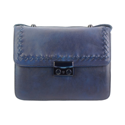 Kléber leather cross body bag - Made In Italy