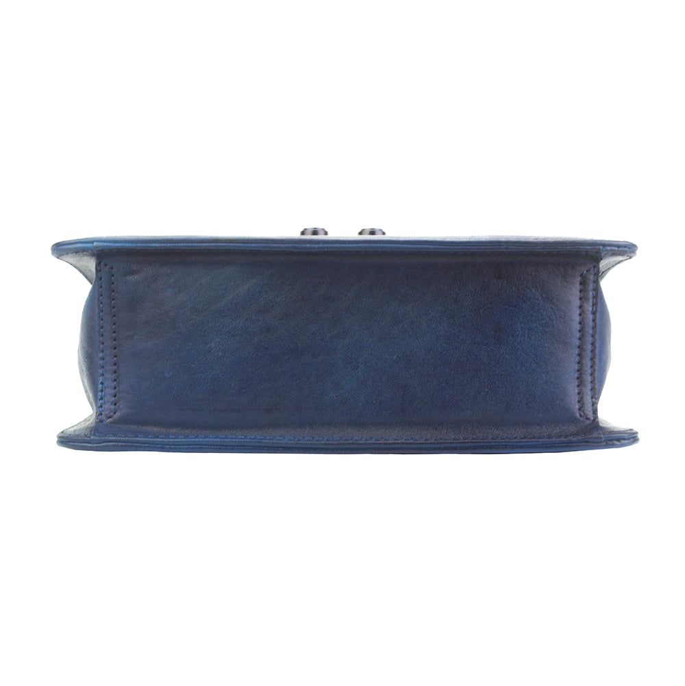 Kléber leather cross body bag - Made In Italy