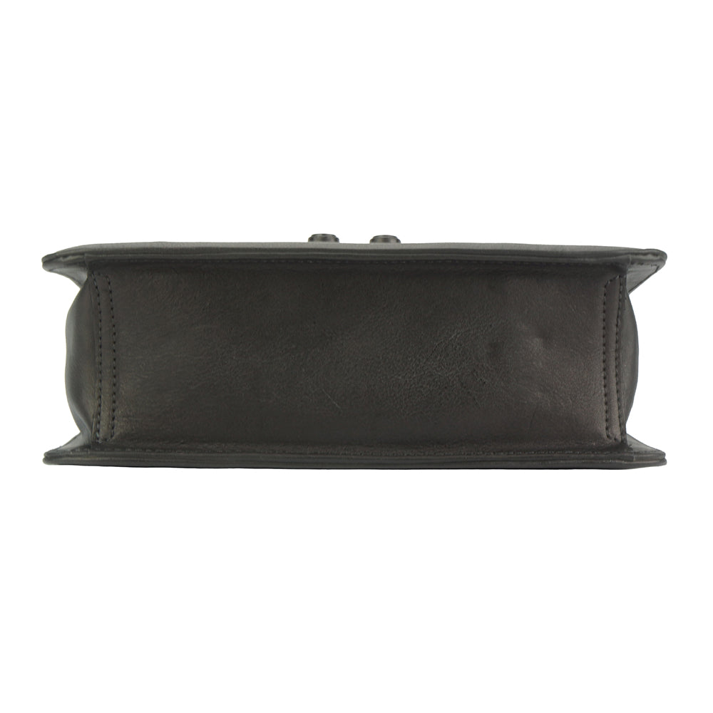 Kléber leather cross body bag - Made In Italy
