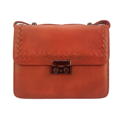 Kléber leather cross body bag - Made In Italy
